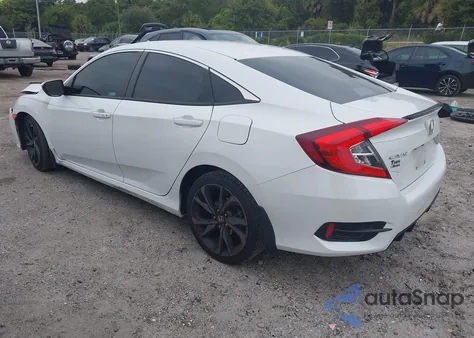 2020 Honda Civic Sport z USA, uszkodzony, nr VIN 19XFC2F85LE030035